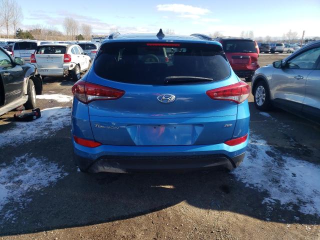 KM8J3CA43HU453933 - 2017 HYUNDAI TUCSON LIMITED BLUE photo 6