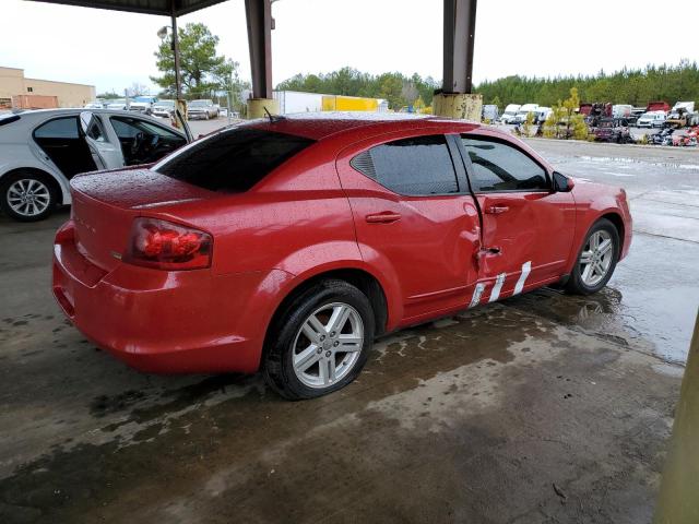 1C3CDZCG8DN709433 - 2013 DODGE AVENGER SXT RED photo 3