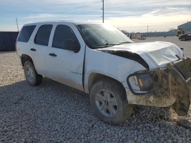 1GNFK130X8R255596 - 2008 CHEVROLET TAHOE K1500 WHITE photo 4