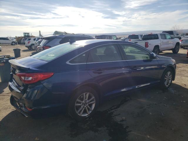 5NPE24AF0GH349344 - 2016 HYUNDAI SONATA SE BLUE photo 3