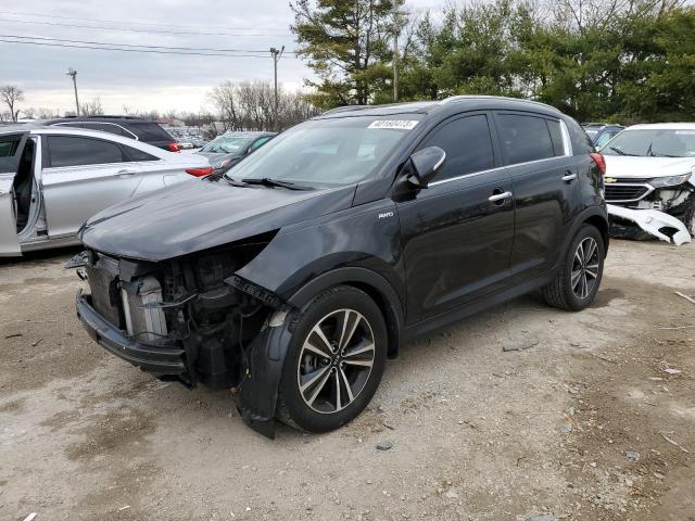 KNDPCCA68G7850616 - 2016 KIA SPORTAGE EX BLACK photo 1