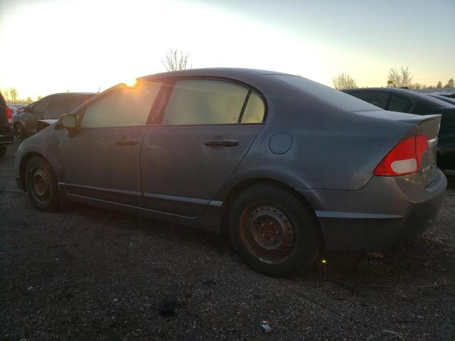 2HGFA16499H115813 - 2009 HONDA CIVIC DX-G GRAY photo 2