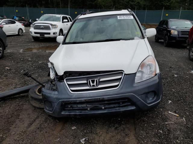 JHLRD78835C027541 - 2005 HONDA CR-V EX WHITE photo 5