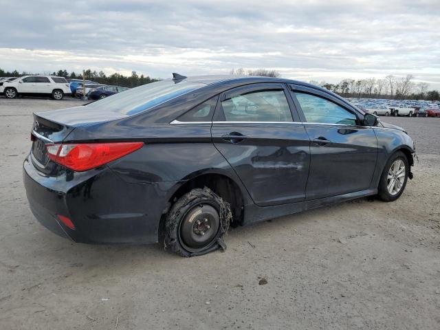 5NPEB4AC5EH833271 - 2014 HYUNDAI SONATA GLS BLACK photo 3