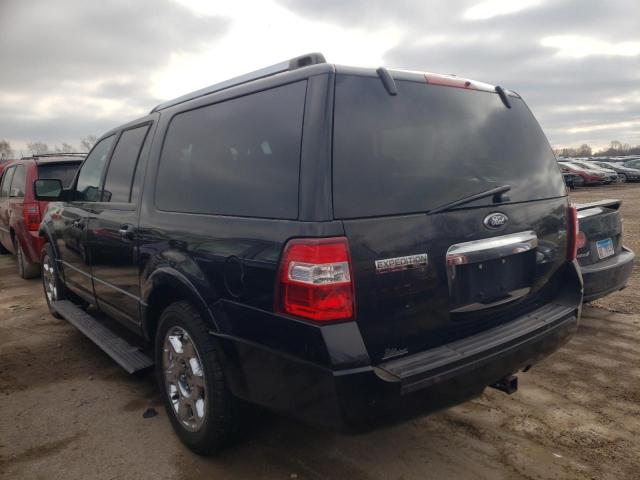 1FMJK2A56EEF59076 - 2014 FORD EXPEDITION EL LIMITED BLACK photo 2
