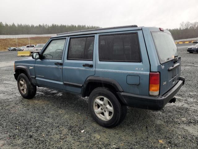 1J4FJ68S4VL536269 - 1997 JEEP CHEROKEE SPORT BLUE photo 2