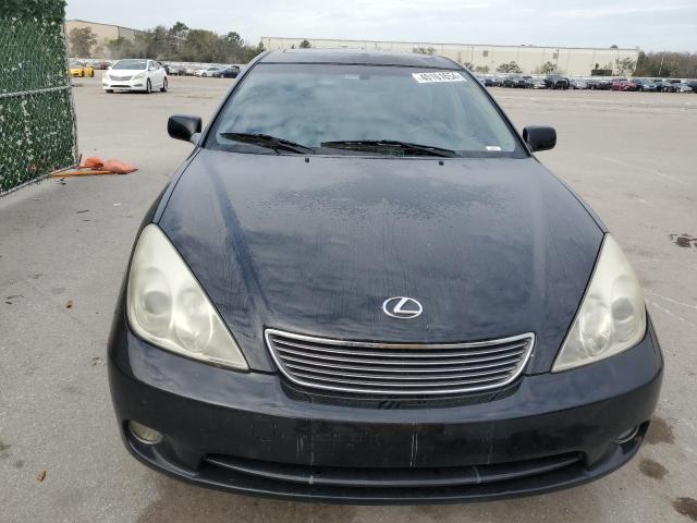 JTHBA30G855065630 - 2005 LEXUS ES 330 BLACK photo 5