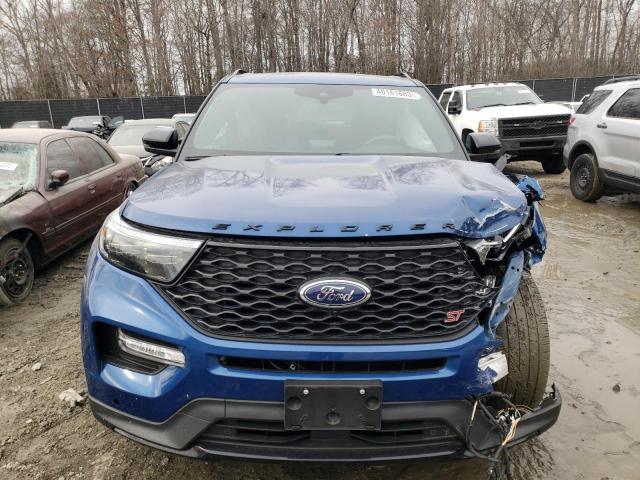 1FM5K8GC9LGC76232 - 2020 FORD EXPLORER ST BLUE photo 5