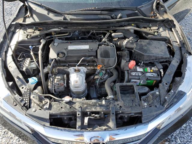 1HGCR2F76GA000383 - 2016 HONDA ACCORD EX BLACK photo 11