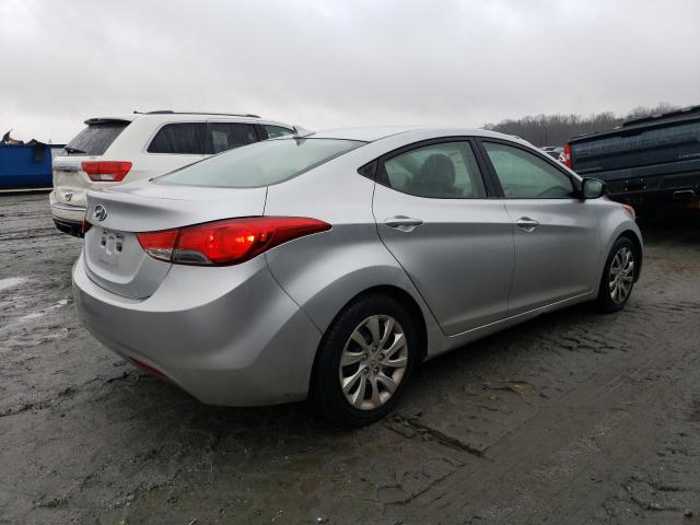 5NPDH4AE4DH180037 - 2013 HYUNDAI ELANTRA GLS SILVER photo 3