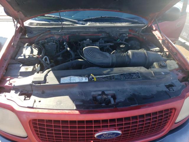1FMPU16L11LA54963 - 2001 FORD EXPEDITION XLT RED photo 11