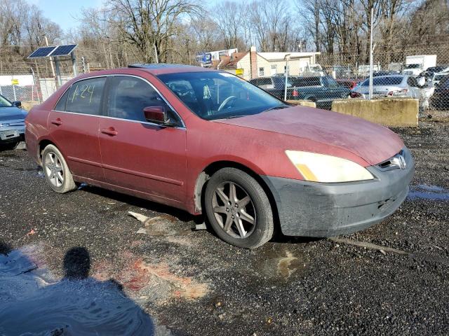 1HGCM66574A034896 - 2004 HONDA ACCORD EX RED photo 4