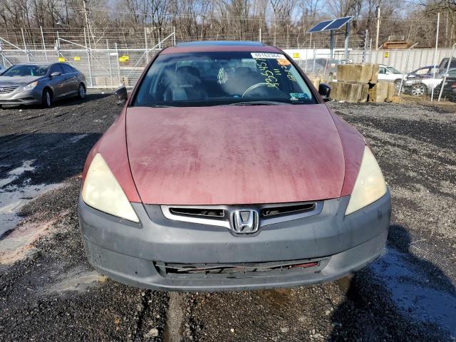 1HGCM66574A034896 - 2004 HONDA ACCORD EX RED photo 5