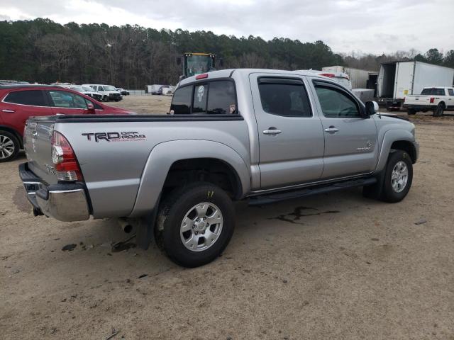 5TFJU4GN1FX068602 - 2015 TOYOTA TACOMA DOUBLE CAB PRERUNNER SILVER photo 3