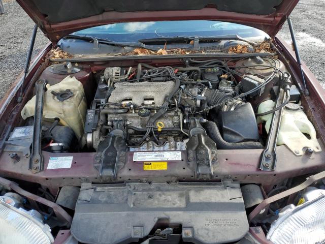 2G1WW12M6W9253992 - 1998 CHEVROLET MONTE CARL LS BURGUNDY photo 11