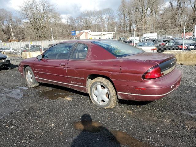 2G1WW12M6W9253992 - 1998 CHEVROLET MONTE CARL LS BURGUNDY photo 2