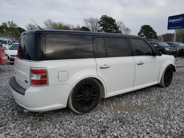 2FMGK5C89FBA06065 - 2015 FORD FLEX SEL WHITE photo 3