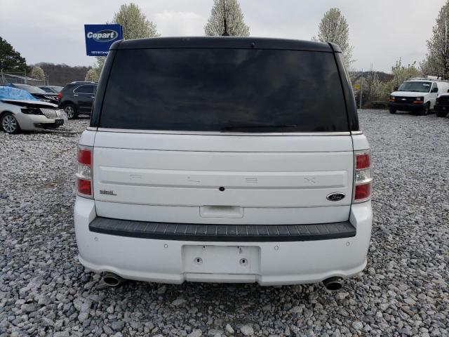 2FMGK5C89FBA06065 - 2015 FORD FLEX SEL WHITE photo 6