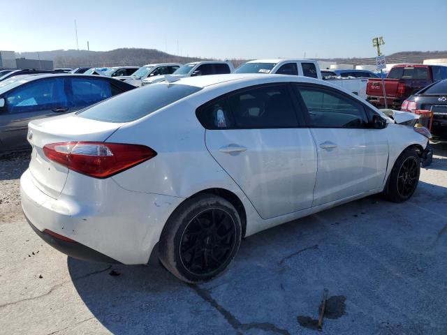 KNAFK4A65E5060703 - 2014 KIA FORTE LX WHITE photo 3