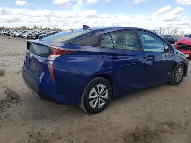 JTDKARFU1H3528550 - 2017 TOYOTA PRIUS BLUE photo 3