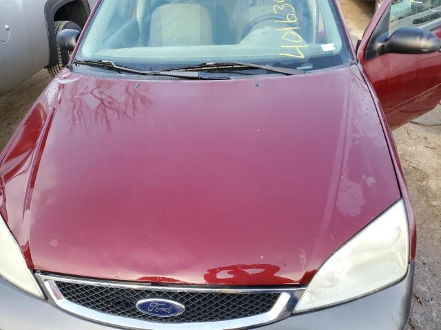 1FAFP34N37W178141 - 2007 FORD FOCUS ZX4 BURGUNDY photo 11