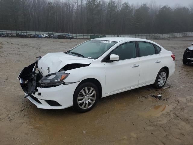 3N1AB7AP0JY247113 - 2018 NISSAN SENTRA S WHITE photo 1