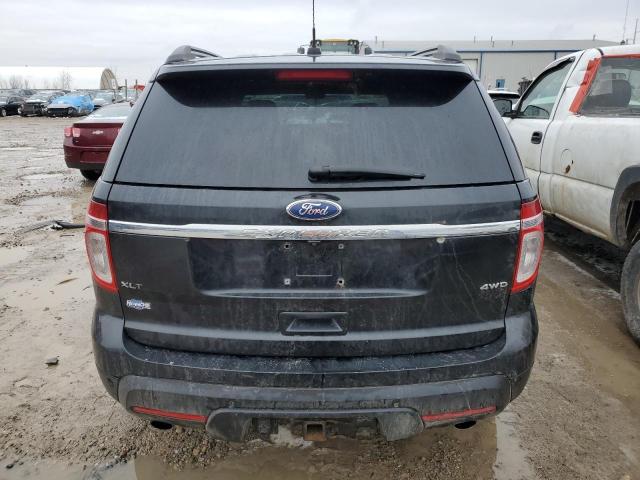 1FMHK8D81BGA60502 - 2011 FORD EXPLORER XLT BLACK photo 6