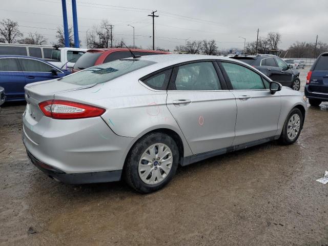 3FA6P0G73ER314280 - 2014 FORD FUSION S BLUE photo 3