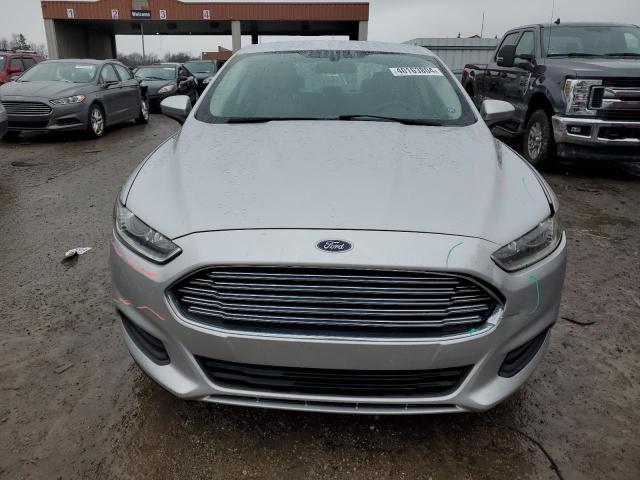 3FA6P0G73ER314280 - 2014 FORD FUSION S BLUE photo 5