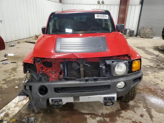 5GTEN13E798107607 - 2009 HUMMER H3 RED photo 5