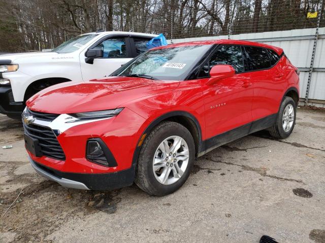 3GNKBCR41NS123260 - 2022 CHEVROLET BLAZER 2LT RED photo 1