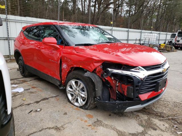 3GNKBCR41NS123260 - 2022 CHEVROLET BLAZER 2LT RED photo 4