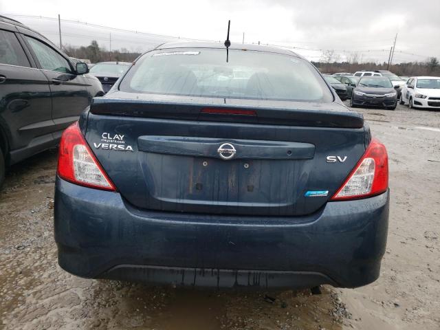 3N1CN7AP6FL851981 - 2015 NISSAN VERSA S BLUE photo 6