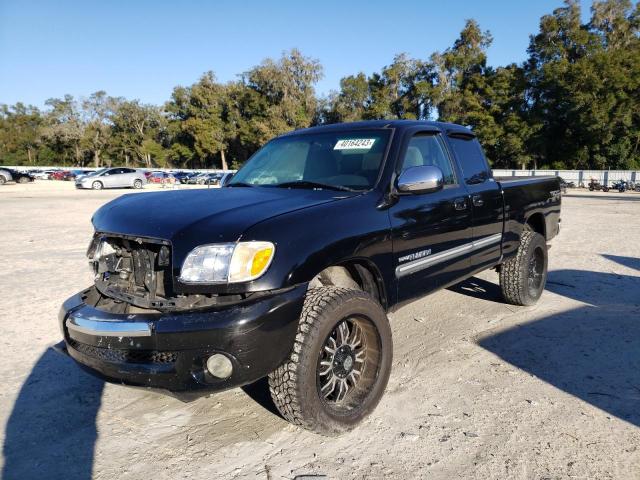5TBRU34185S447625 - 2005 TOYOTA TUNDRA ACCESS CAB SR5 BLACK photo 1