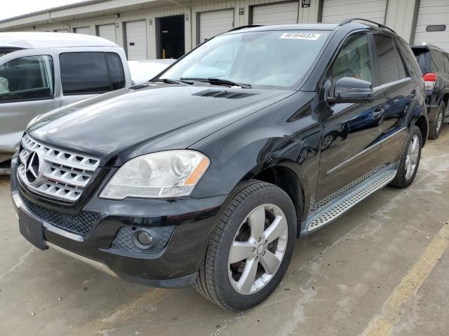 4JGBB8GB9BA642430 - 2011 MERCEDES-BENZ ML 350 4MATIC BLACK photo 1
