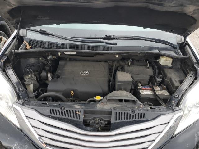 5TDYK3DC2FS684428 - 2015 TOYOTA SIENNA XLE BLACK photo 11