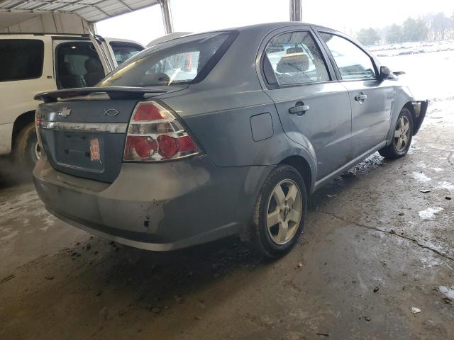 KL1TG56677B145303 - 2007 CHEVROLET AVEO LT BLUE photo 3