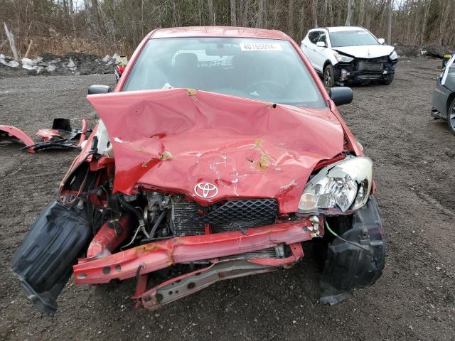 JTDKT123150094555 - 2005 TOYOTA ECHO RED photo 5