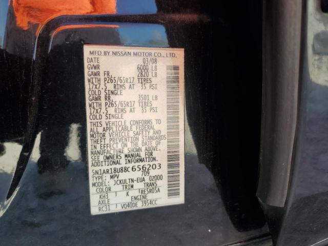 5N1AR18U88C656203 - 2008 NISSAN PATHFINDER S Qara foto 13