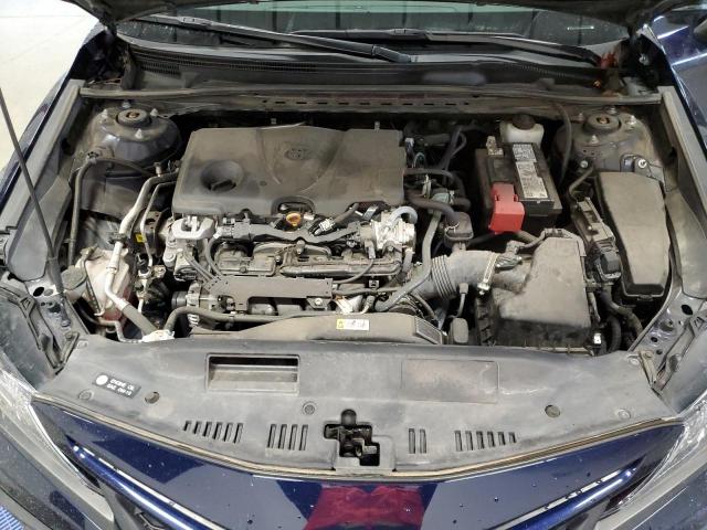 4T1G11AK3MU417219 - 2021 TOYOTA CAMRY SE BLUE photo 11