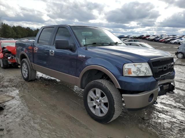 1FTPW14586KB15533 - 2006 FORD F150 SUPERCREW BLUE photo 4