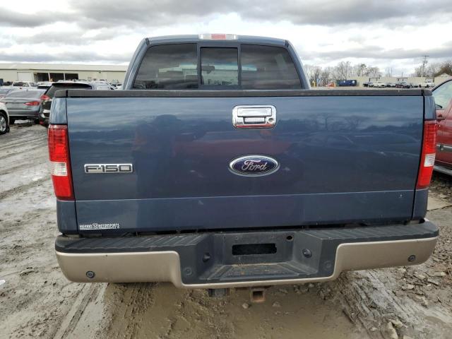 1FTPW14586KB15533 - 2006 FORD F150 SUPERCREW BLUE photo 6