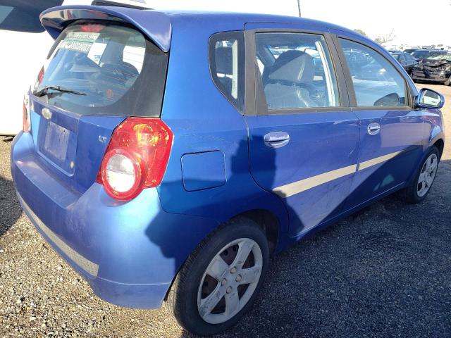 KL1TG6DE3AB050759 - 2010 CHEVROLET AVEO LT BLUE photo 3