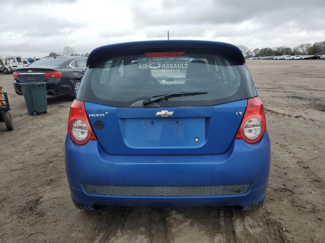 KL1TG6DE3AB050759 - 2010 CHEVROLET AVEO LT BLUE photo 6