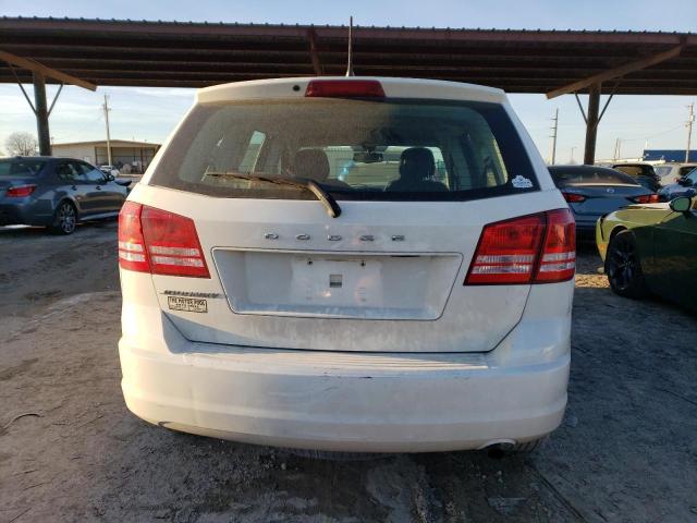 3C4PDCAB4ET311221 - 2014 DODGE JOURNEY SE WHITE photo 6