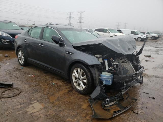 KNAGN4A77B5146109 - 2011 KIA OPTIMA EX GRAY photo 4