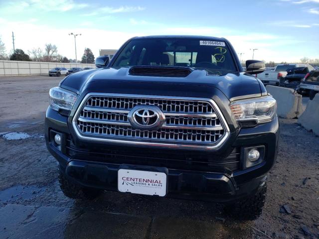 3TMCZ5AN4GM015814 - 2016 TOYOTA TACOMA DOUBLE CAB BLACK photo 5