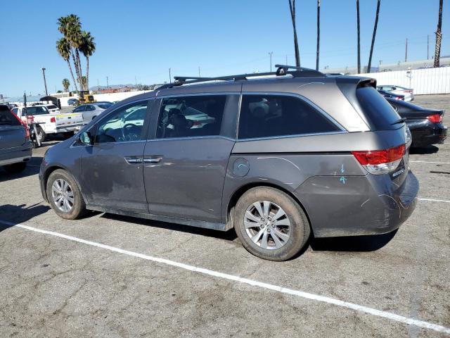 5FNRL5H68FB096958 - 2015 HONDA ODYSSEY EXL GRAY photo 2