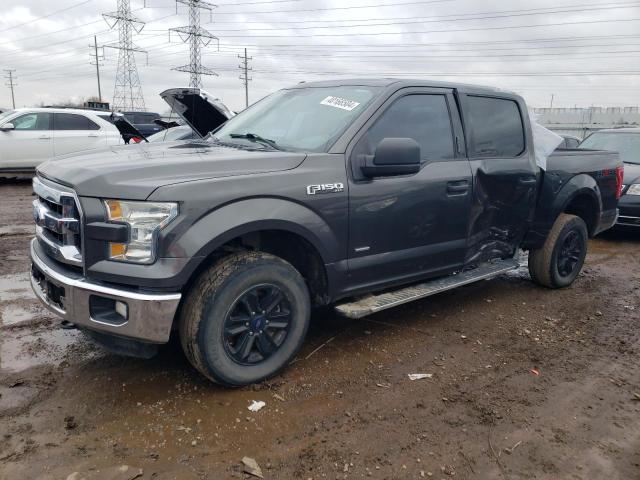 1FTEW1EP8FFC96228 - 2015 FORD F150 SUPERCREW GRAY photo 1