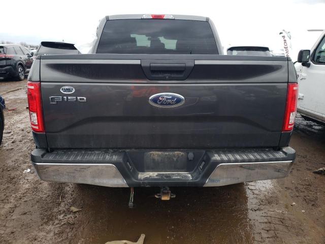 1FTEW1EP8FFC96228 - 2015 FORD F150 SUPERCREW GRAY photo 6